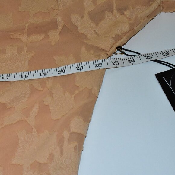 Japna Long Sleeve Floral Wrap Kimono Peach Size S - Picture 5 of 9